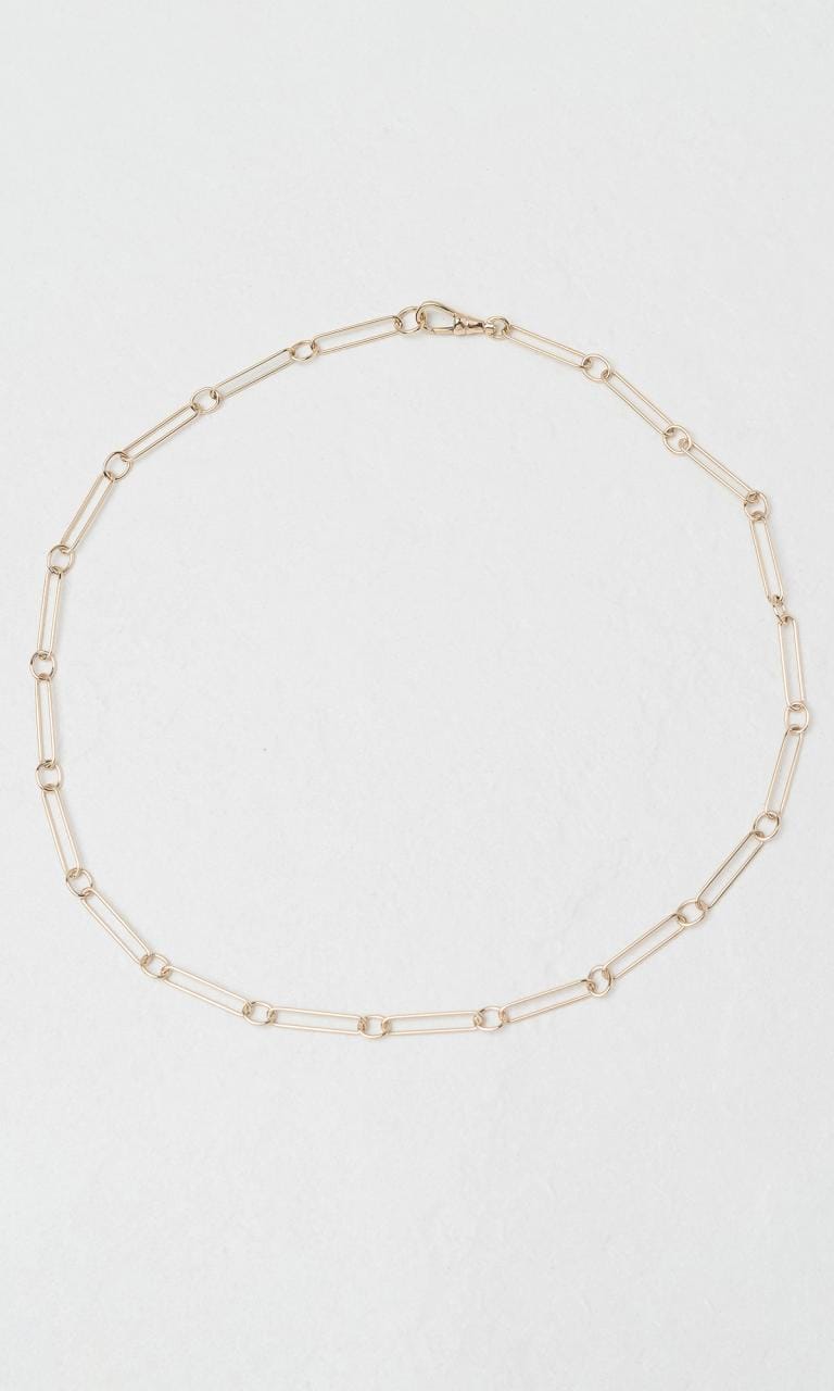 Hogans Family Jewellers 9K YG Paperclip Chain Necklace