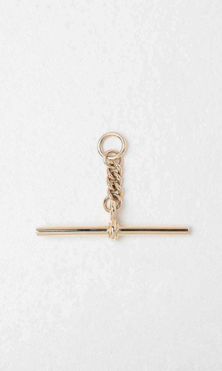 Hogans Family Jewellers 9K YG T-Bar FOB Bar Pendant