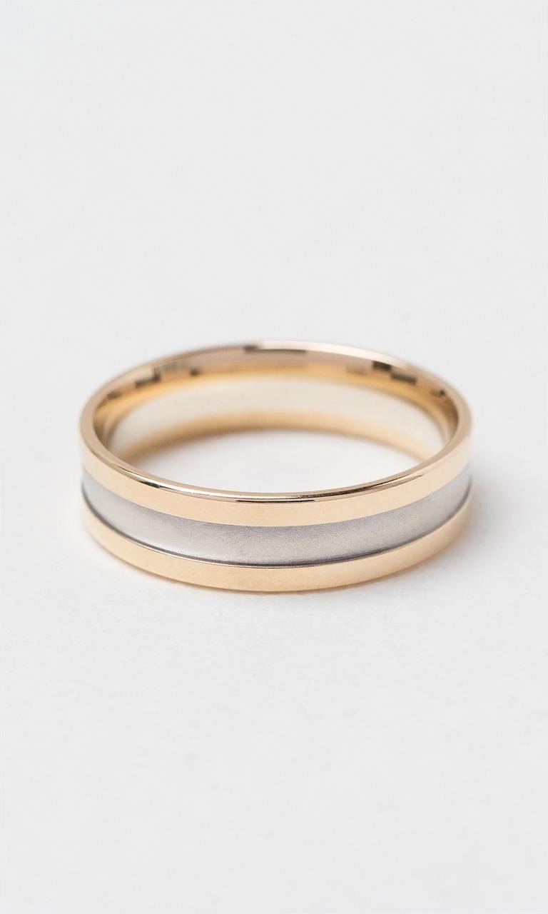 Hogans Family Jewellers 9K YWG 6mm Gents Band