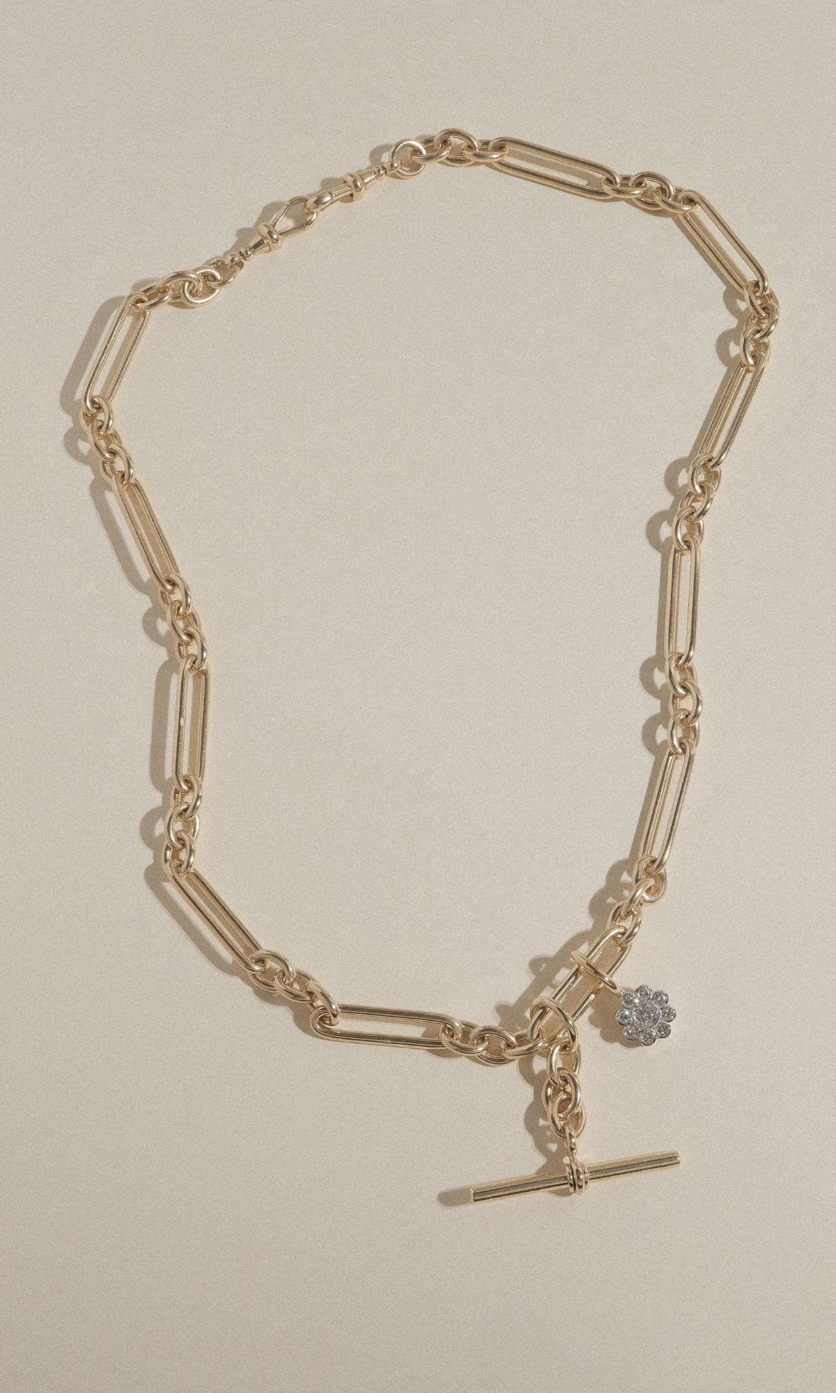 Hogans Family Jewellers 9K YWG Diamond Floral Cluster Pendant