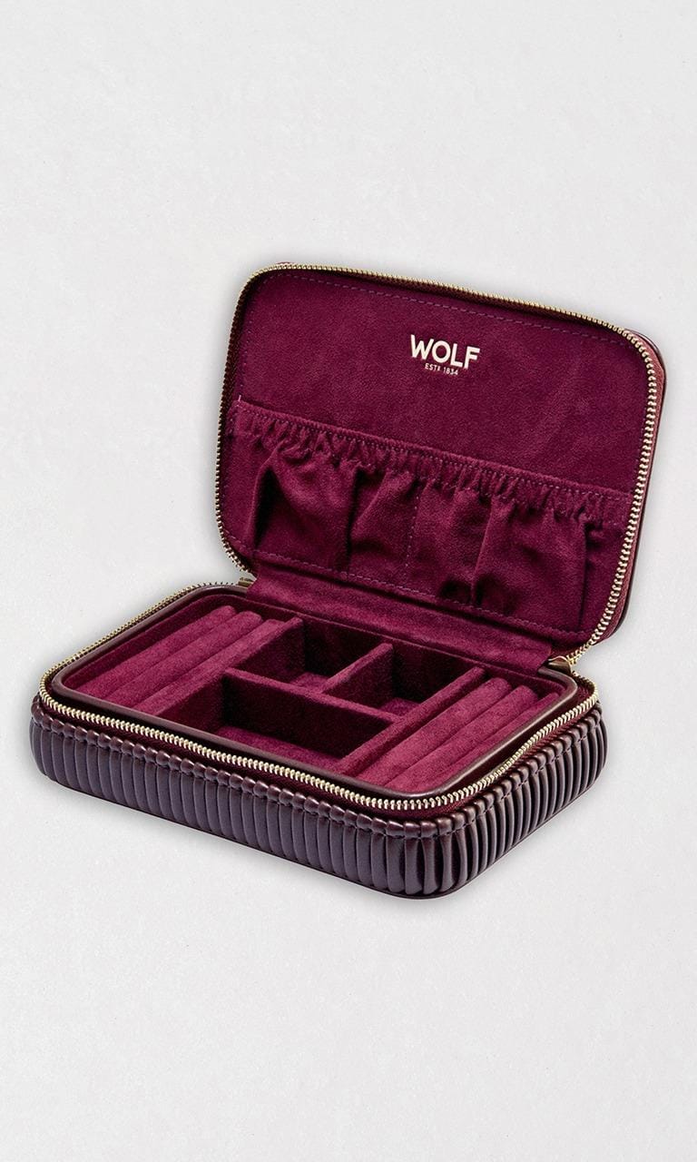 Hogans Family Jewellers Bella Zip Case Bordeaux