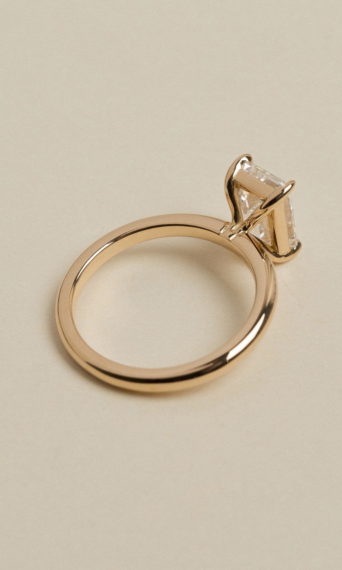 Hogans Family Jewellers Bespoke 18K YG Diamond Solitaire Ring