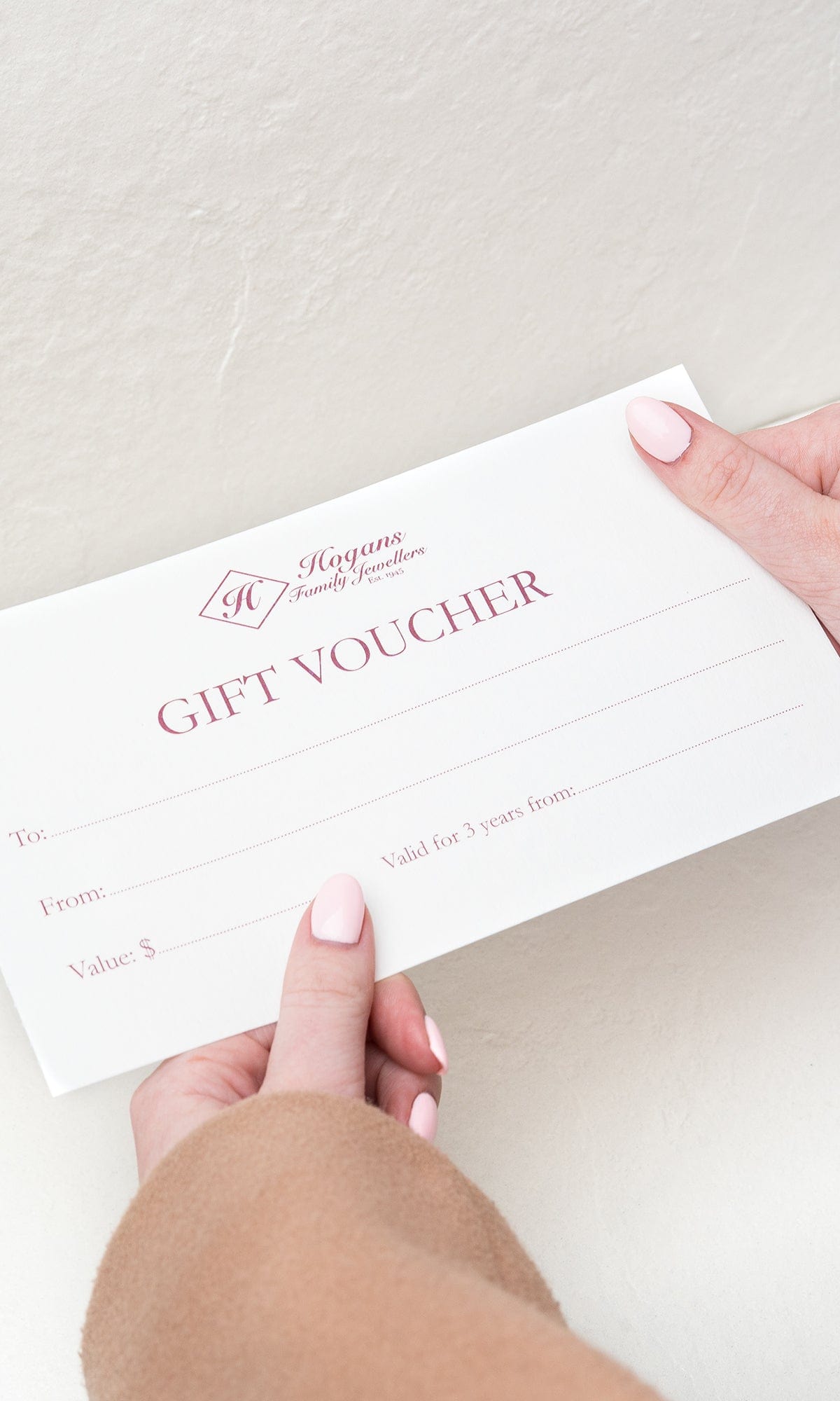 Hogans Family Jewellers Physical Gift Voucher