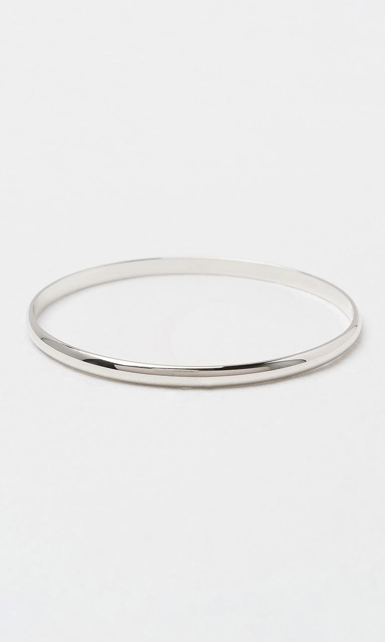 Hogans Family Jewellers Sterling Silver 4mm Plain Bangle