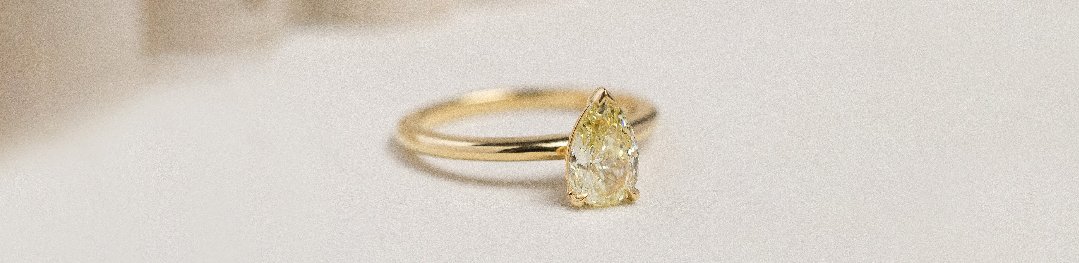 Engagement Ring: Pear