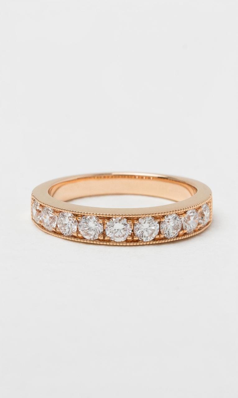 2024 © Hogans Family Jewellers 18K RG Round Brilliant Diamond Band