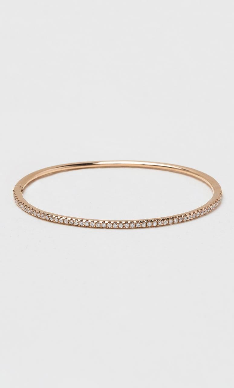 2024 © Hogans Family Jewellers 18K RG Round Brilliant Diamond Set Bangle