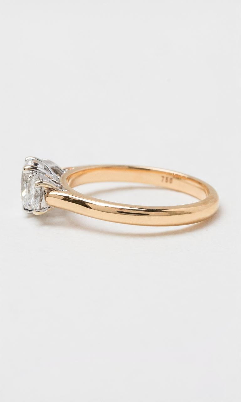 2024 © Hogans Family Jewellers 18K RWG Oval Cut Diamond Trilogy Ring