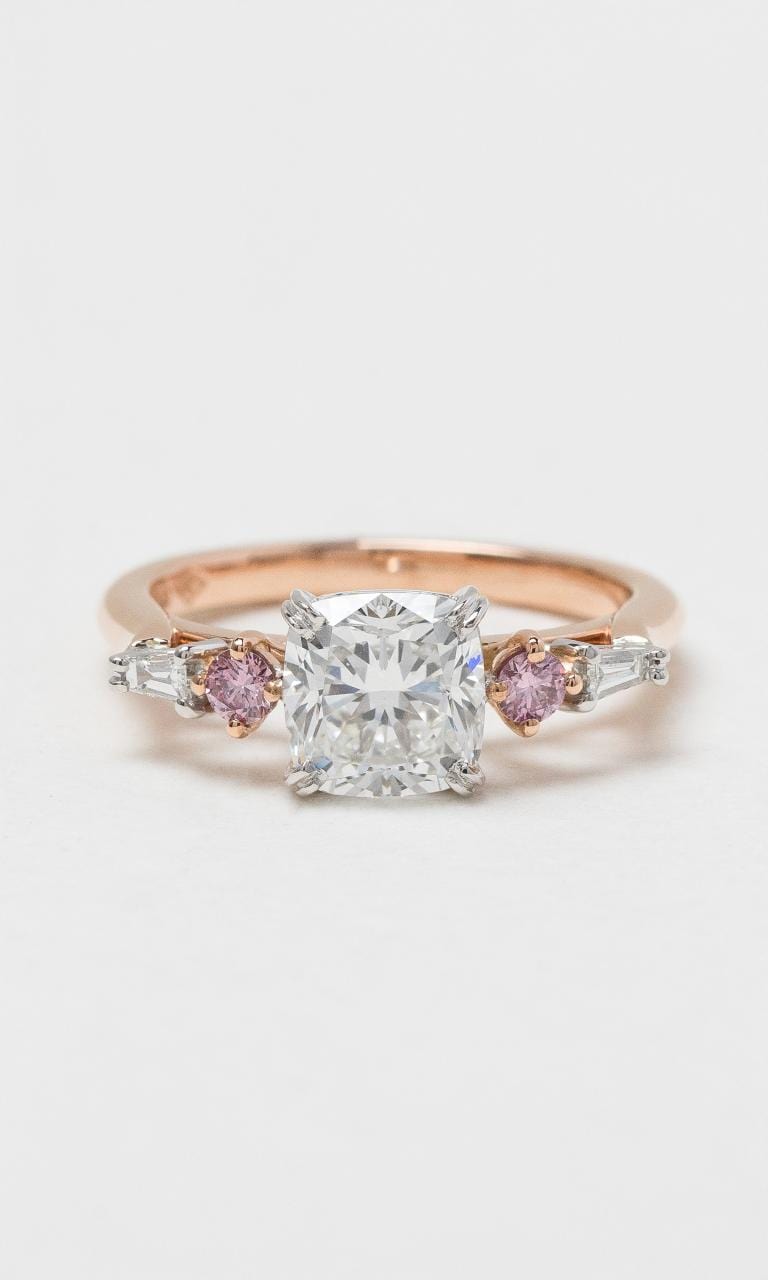 2024 © Hogans Family Jewellers 18K RWG Pink & White Diamond Ring