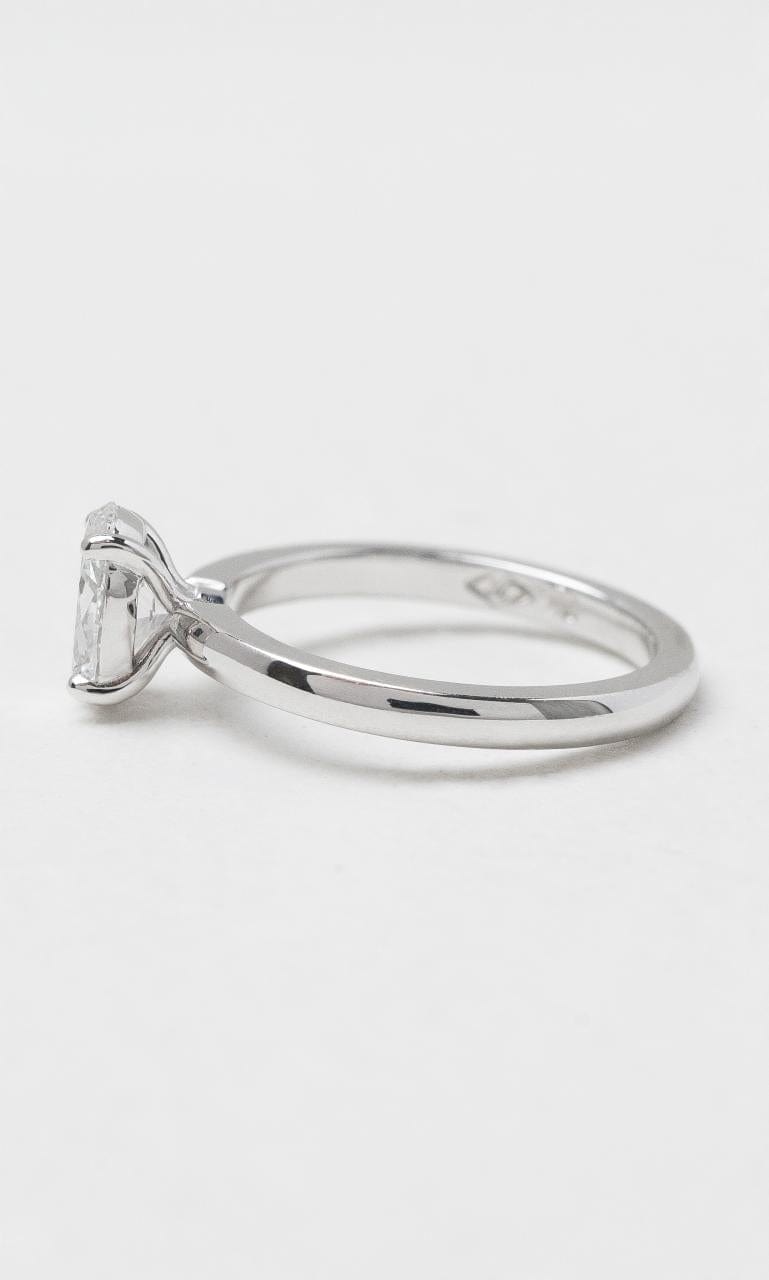 2024 © Hogans Family Jewellers 18K WG 1.01ct Oval Cut Diamond Solitaire Ring
