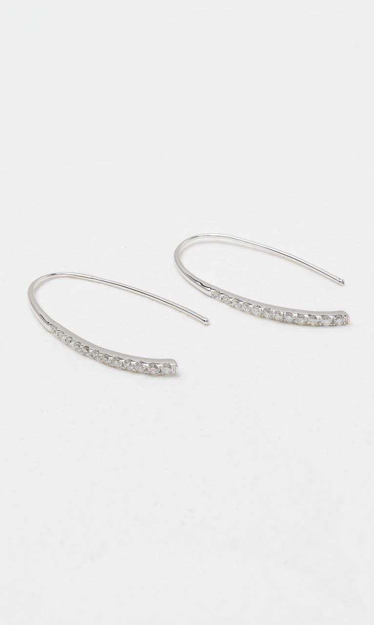2024 © Hogans Family Jewellers 18K WG Diamond Set Hoop Earrings