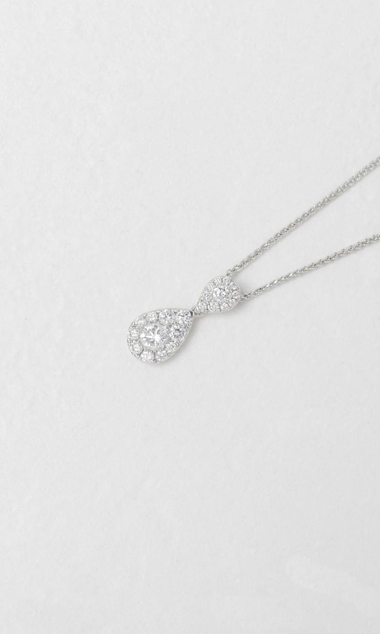 2024 © Hogans Family Jewellers 18K WG Diamond Set Pear Shaped Cluster Pendant