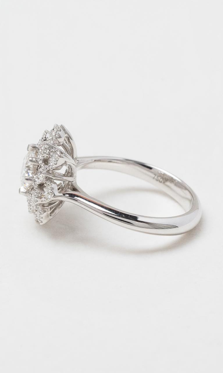 2024 © Hogans Family Jewellers 18K WG Flower Cluster Diamond Ring