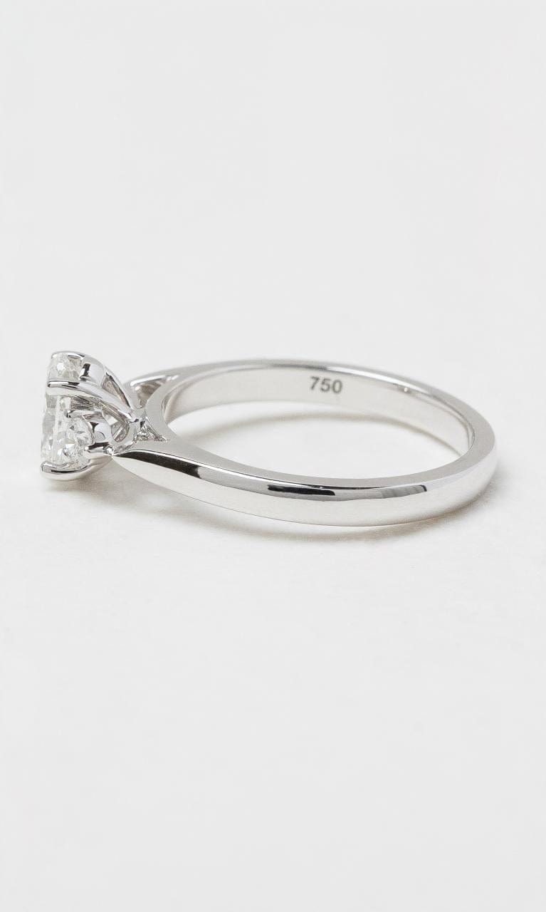 2024 © Hogans Family Jewellers 18K WG Oval Cut Diamond Trilogy Ring