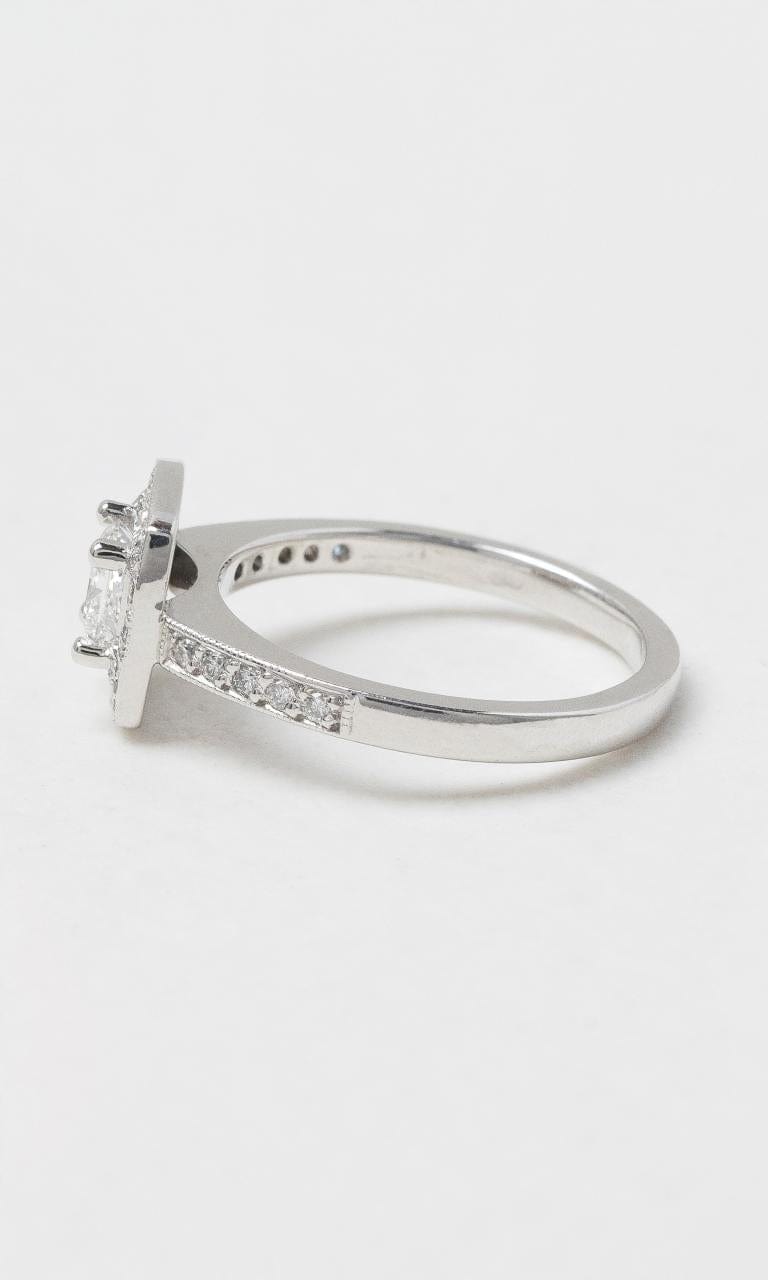 2024 © Hogans Family Jewellers 18K WG Princess Cut Diamond Halo Ring