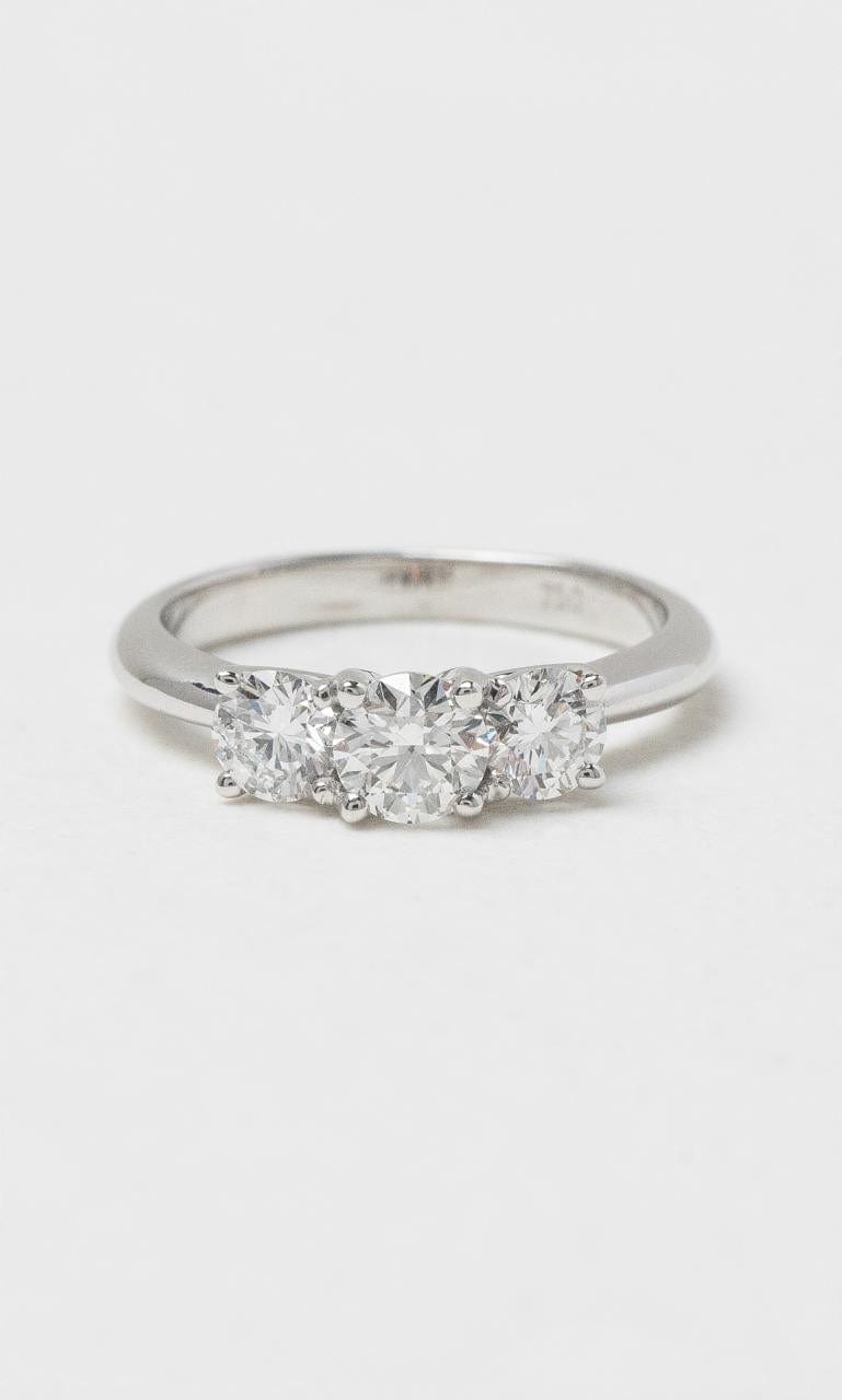 2024 © Hogans Family Jewellers 18K WG Round Brilliant Diamond Trilogy Ring
