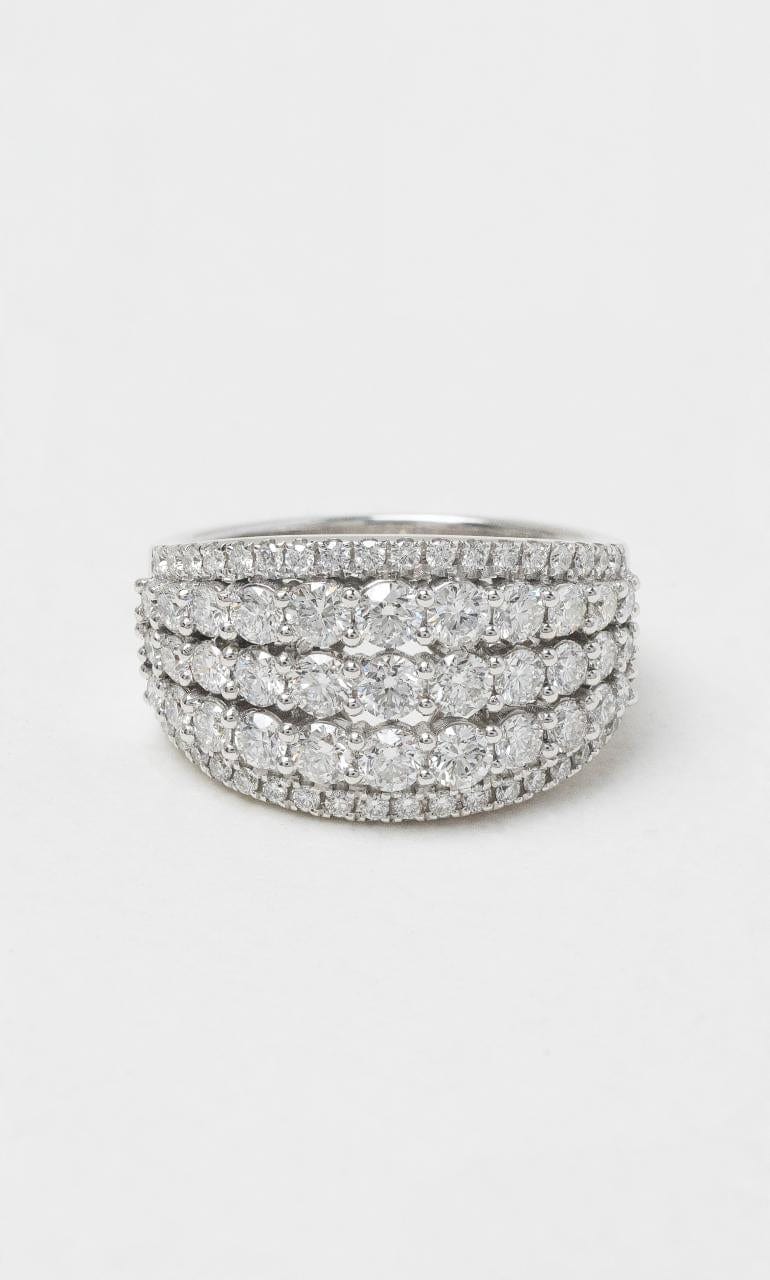 2024 © Hogans Family Jewellers 18K WG Round Brilliant Wide Diamond Dress Ring