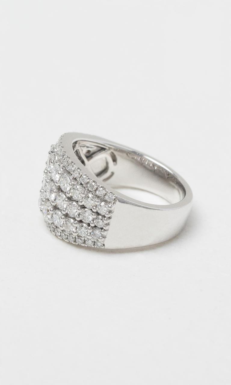 2024 © Hogans Family Jewellers 18K WG Round Brilliant Wide Diamond Dress Ring
