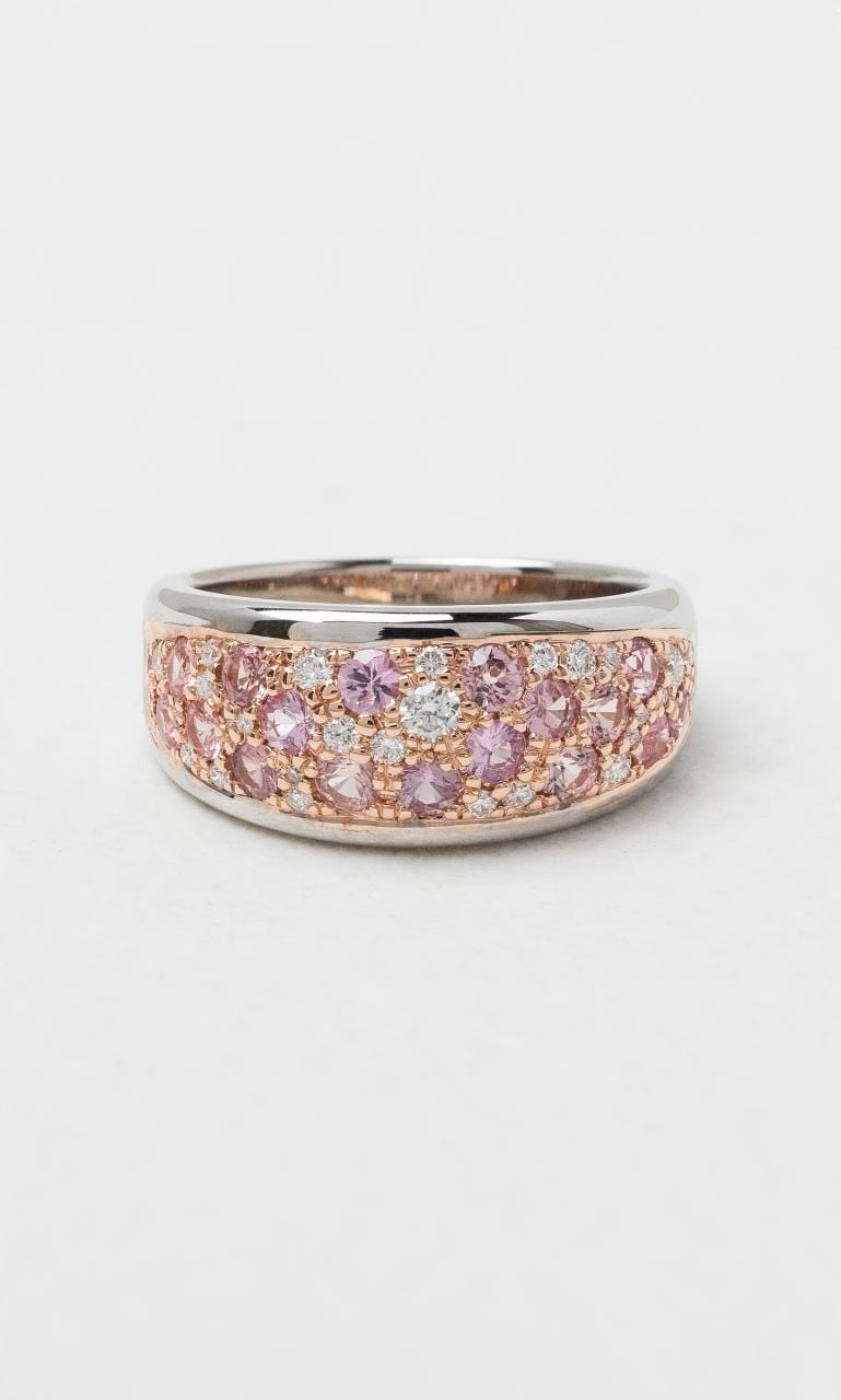 2024 © Hogans Family Jewellers 18K WRG Mixed Sapphire & Diamond Band
