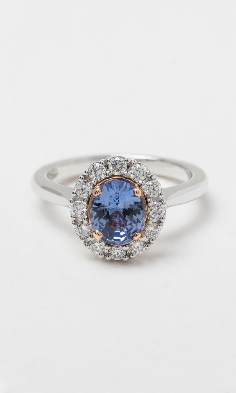 2024 © Hogans Family Jewellers 18K WRG Purple Ceylon Sapphire Ring
