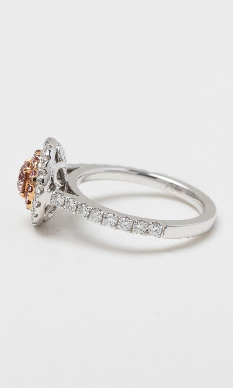 2024 © Hogans Family Jewellers 18K WRG White & Argyle Pink Diamond Halo Ring