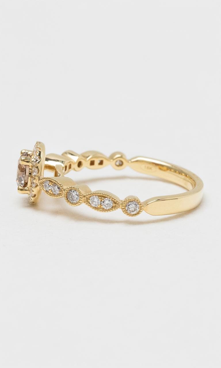 2024 © Hogans Family Jewellers 18K YG Champagne Diamond RIng