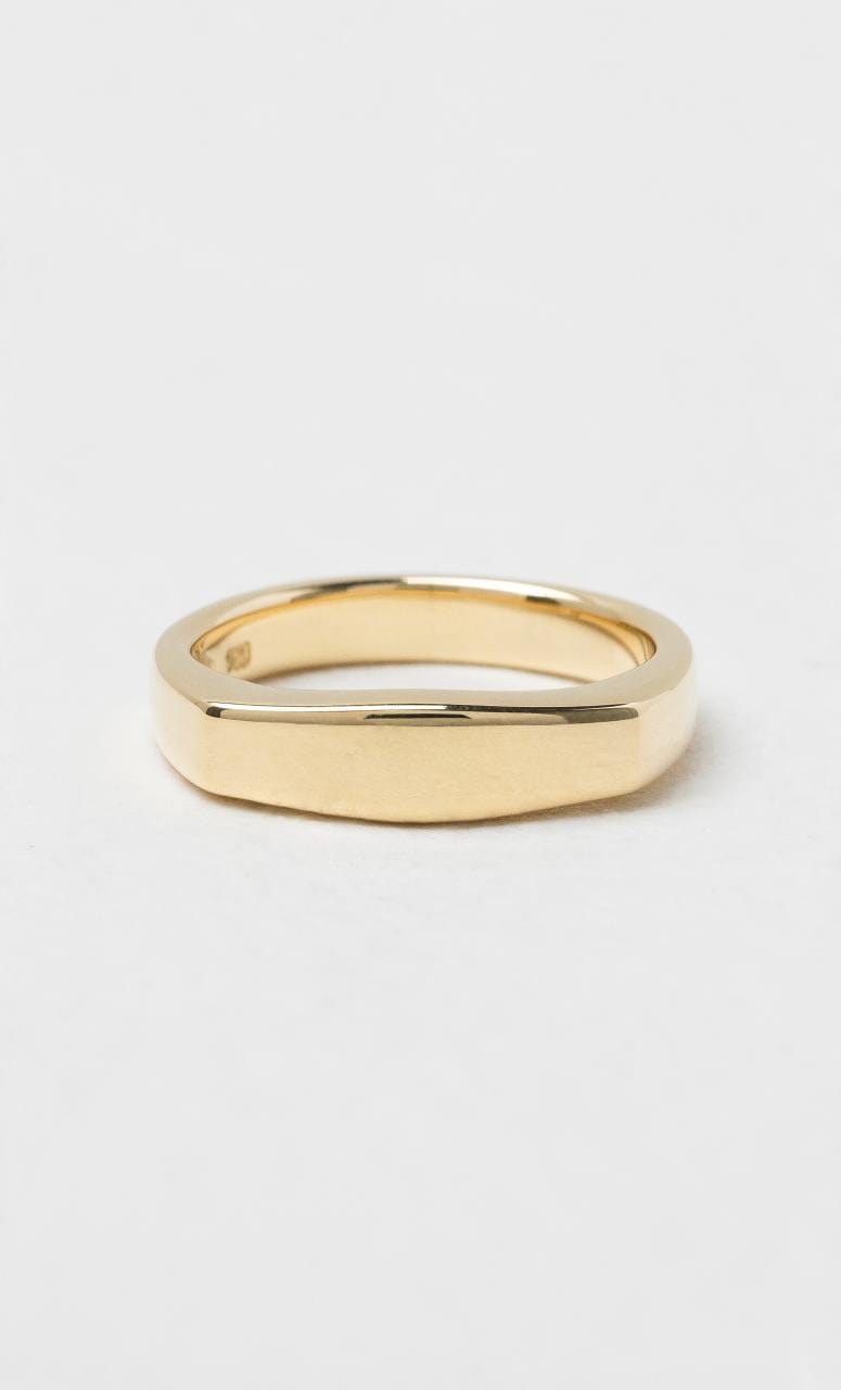 2024 © Hogans Family Jewellers 18K YG Elongated Gents Signet Ring