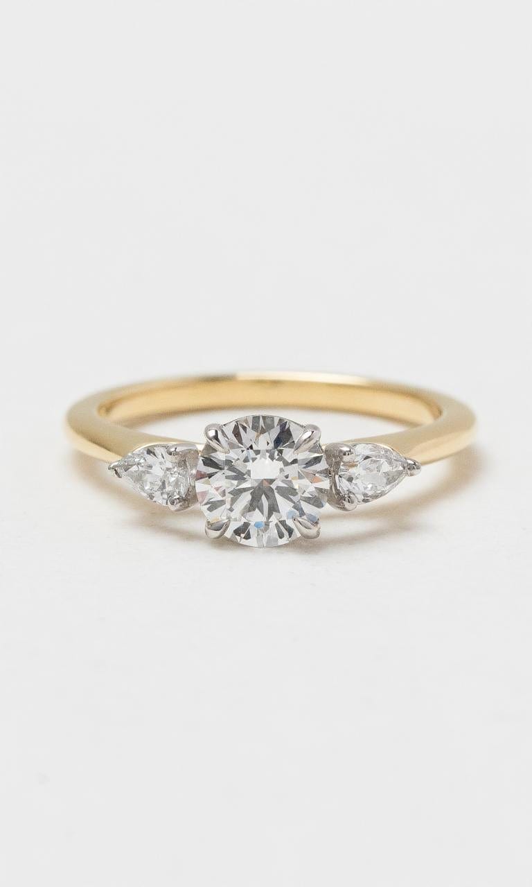 2024 © Hogans Family Jewellers 18K YWG Diamond Trilogy Ring