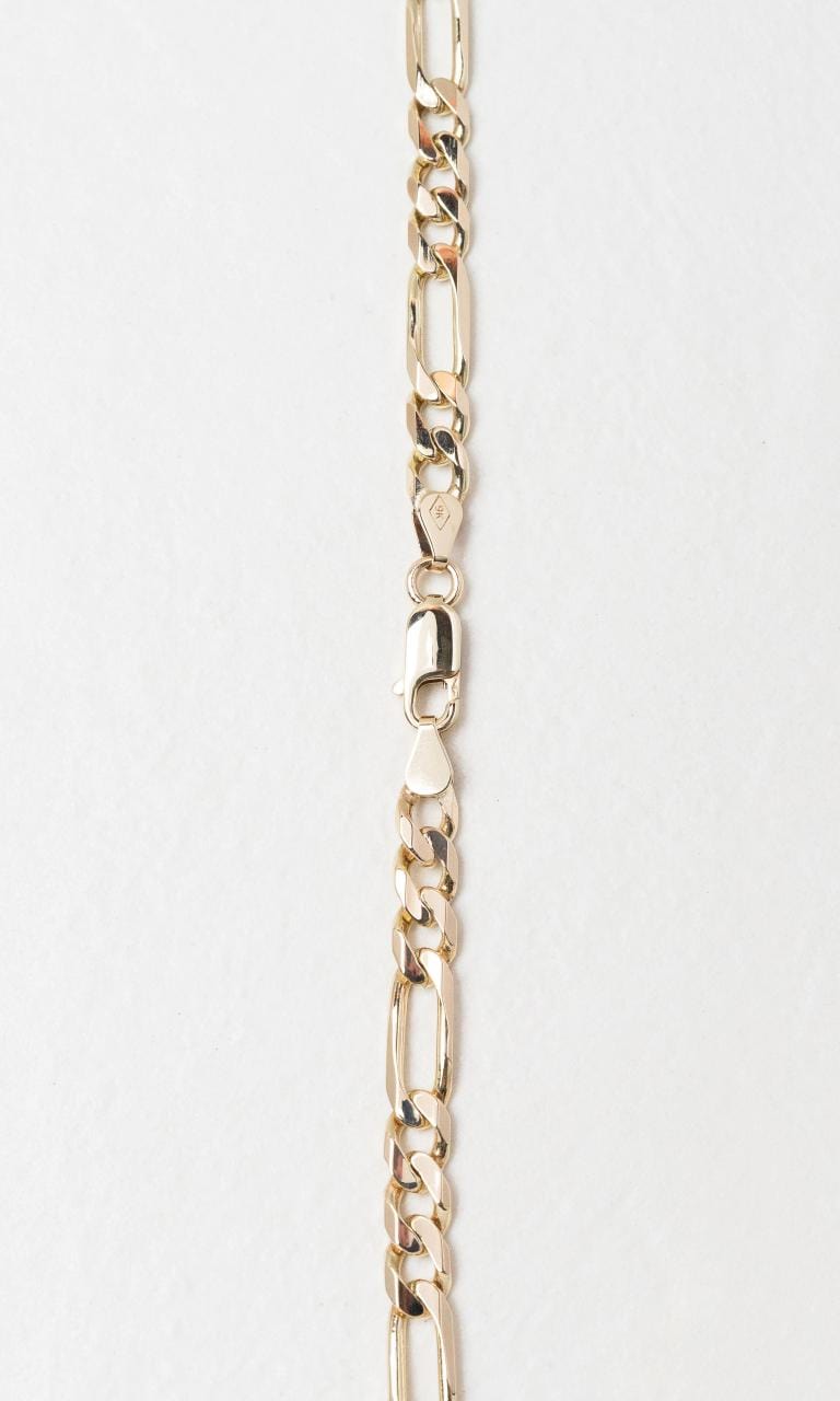 2024 © Hogans Family Jewellers 9K YG 55cm Figaro Chain