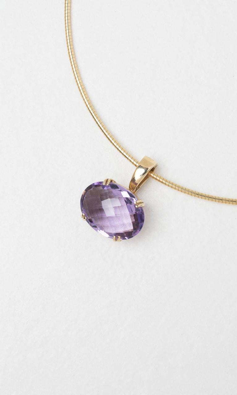 2024 © Hogans Family Jewellers 9K YG Oval Cut Amethyst Cocktail Enhancer