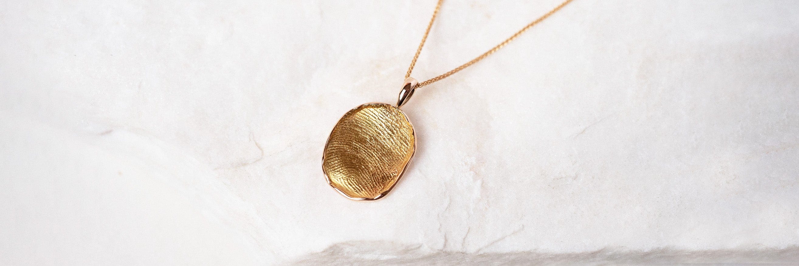 Fingerprint on sale keepsake pendant