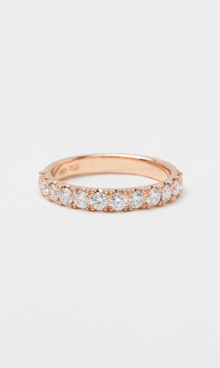 Hogans Family Jewellers 18K RG 0.60ct TDW Round Brilliant Diamond Band