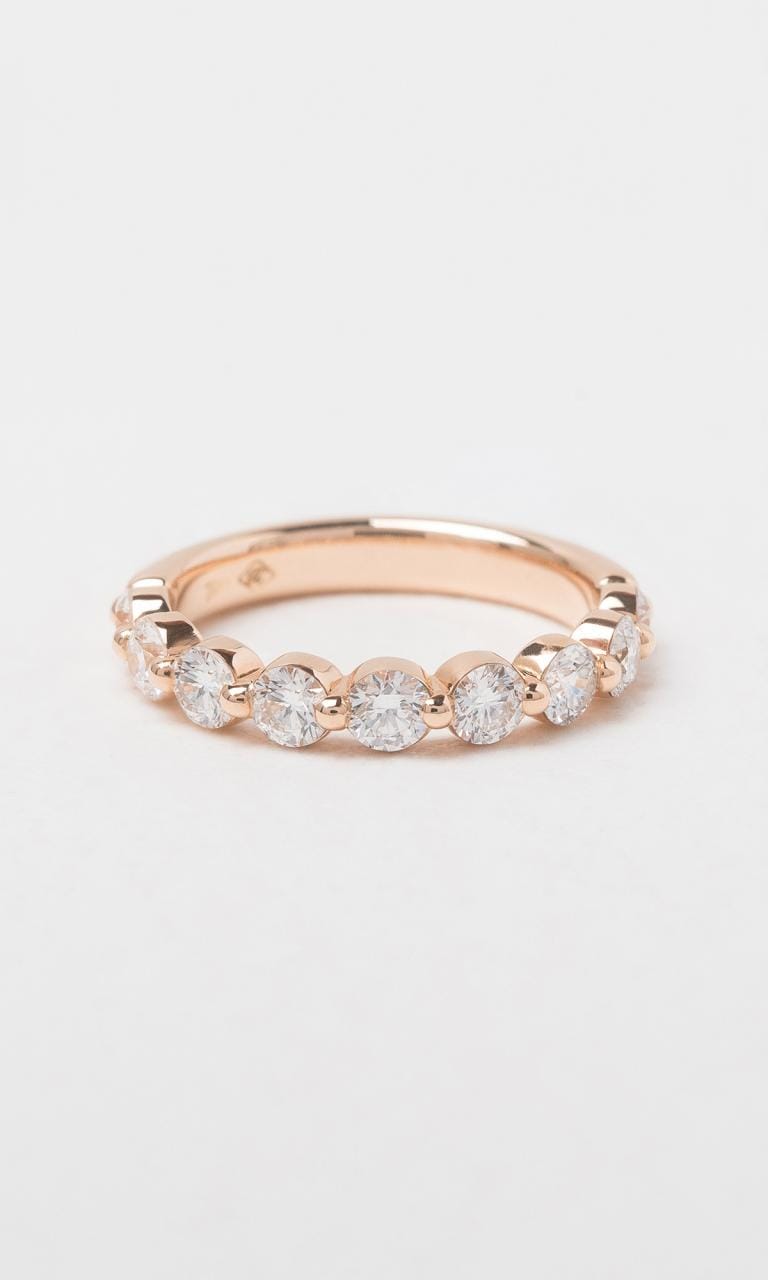Hogans Family Jewellers 18K RG 1.20ct TDW Single Claw Diamond Set Band