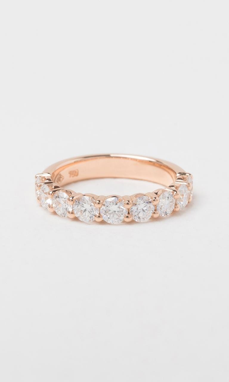 Hogans Family Jewellers 18K RG 1.50ct TDW Round Brilliant Diamond Band
