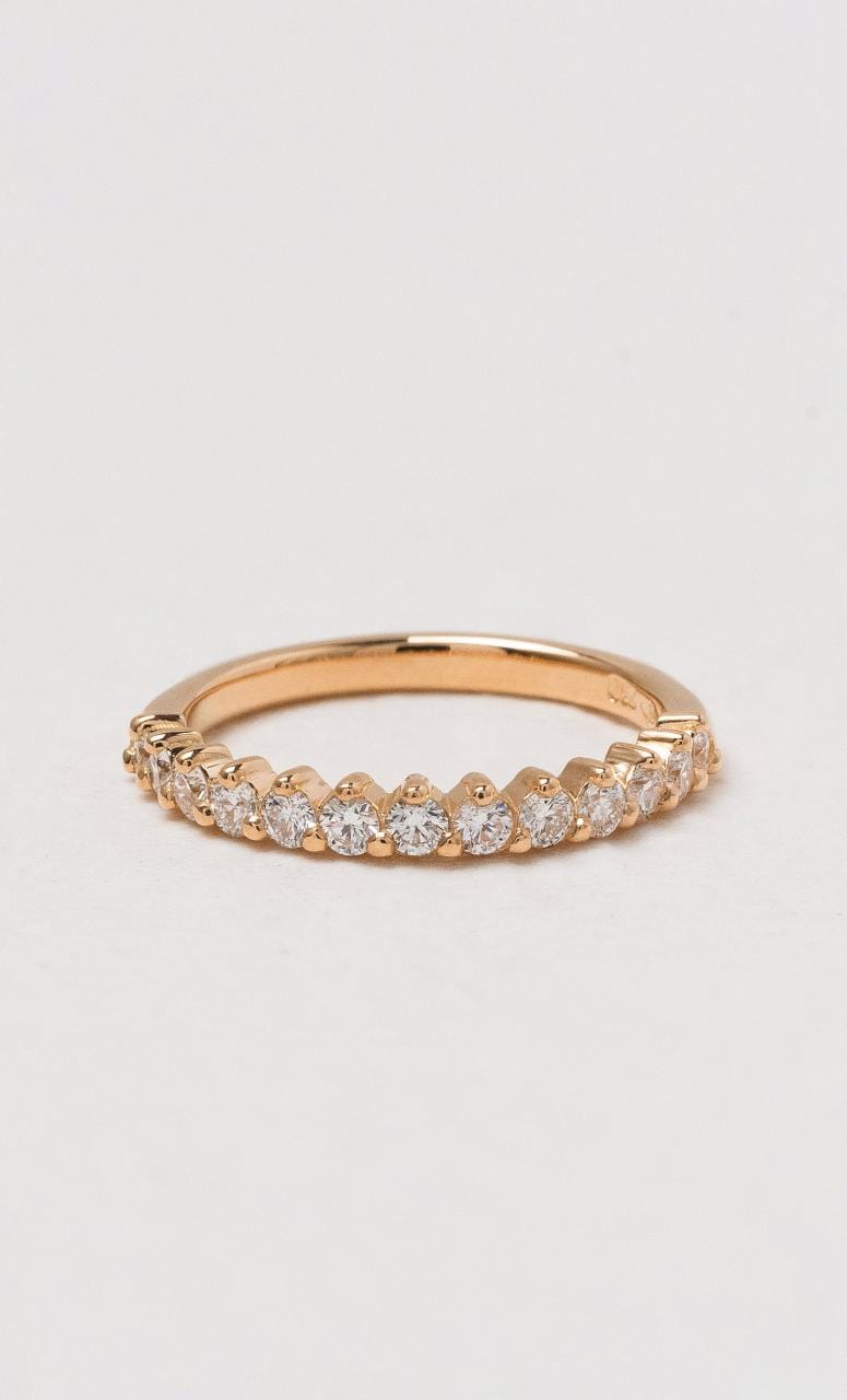 Hogans Family Jewellers 18K RG Offset Claw Diamond Ring
