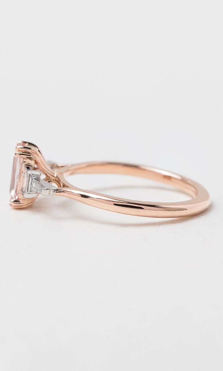 Hogans Family Jewellers 18K RWG Radiant Cut Sapphire Five Stone Ring