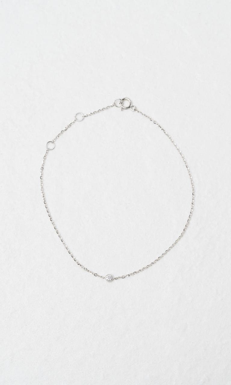 Hogans Family Jewellers 18K WG 0.03ct TDW Round Brilliant Diamond Bracelet