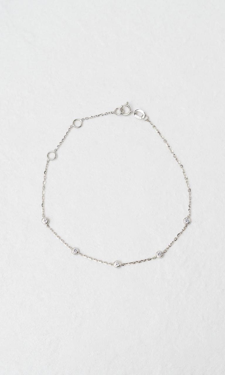 Hogans Family Jewellers 18K WG 0.15ct TDW Round Brilliant Diamond Bracelet