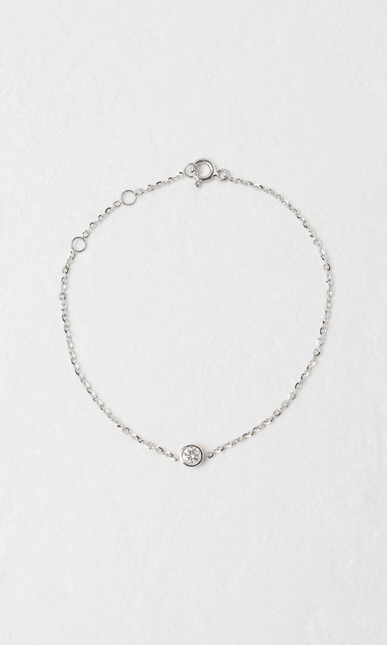 Hogans Family Jewellers 18K WG 0.16ct Round Brilliant Cut Diamond Bracelet