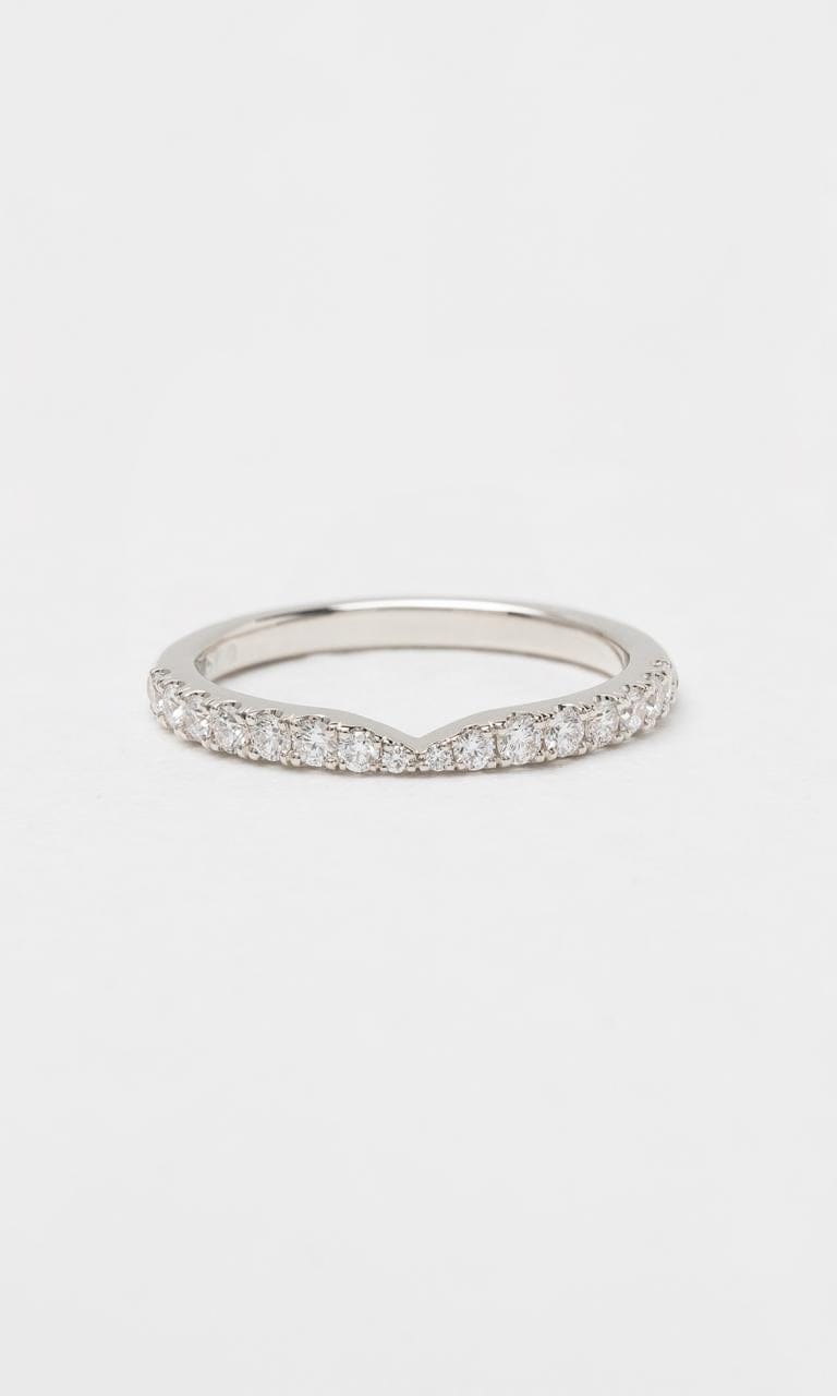 Hogans Family Jewellers 18K WG 0.34ct TDW Round Brilliant Diamond Pinched Band