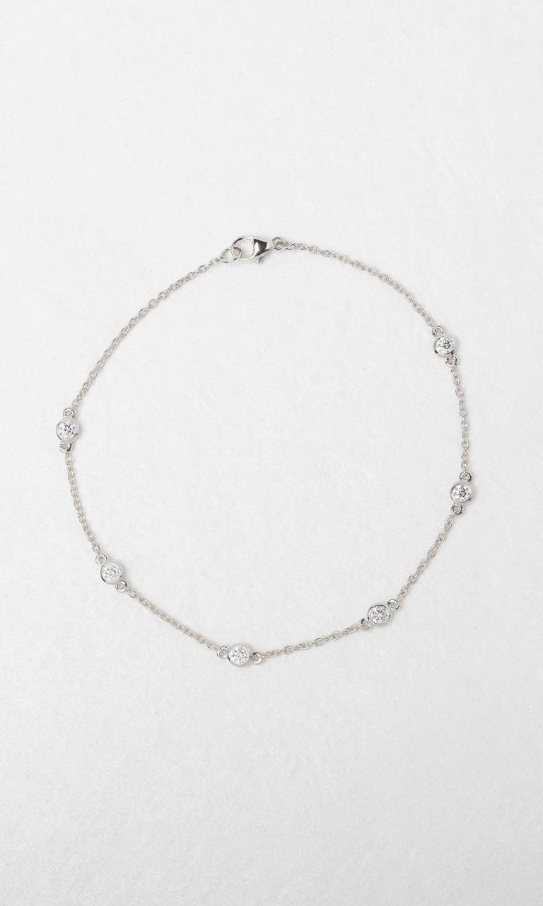 Hogans Family Jewellers 18K WG 0.35ct TDW Round Brilliant Cut Diamond Bracelet