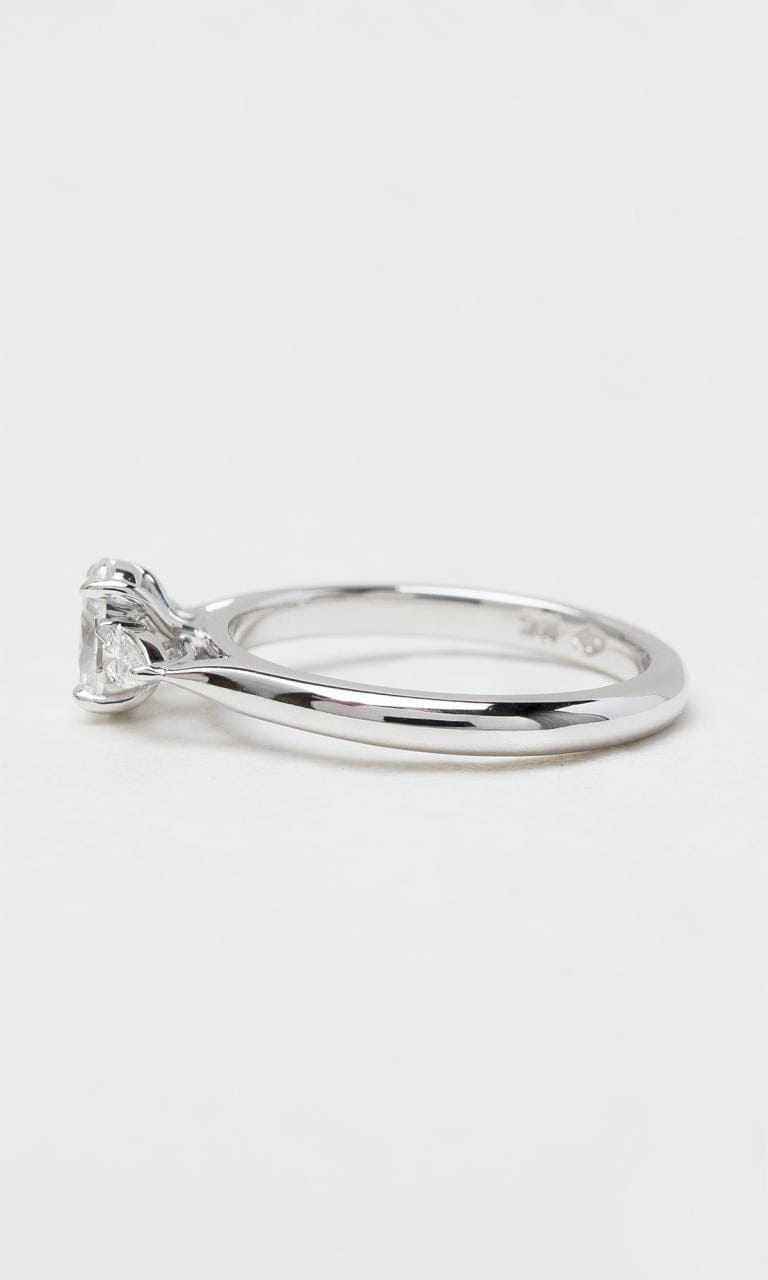 Hogans Family Jewellers 18K WG 0.77ct TDW Oval Trilogy Diamond Ring