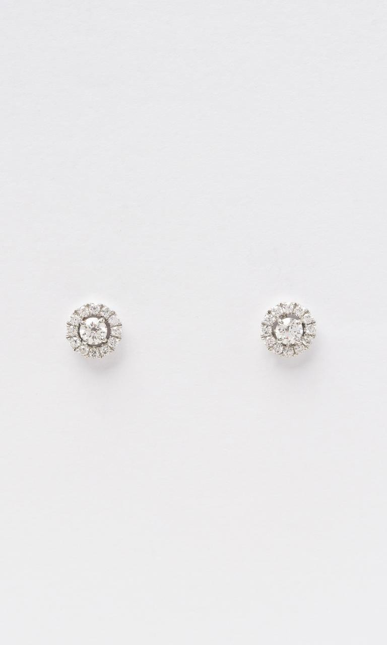 Hogans Family Jewellers 18K WG 0.90ct TDW Diamond Stud Earrings & Diamond Jackets