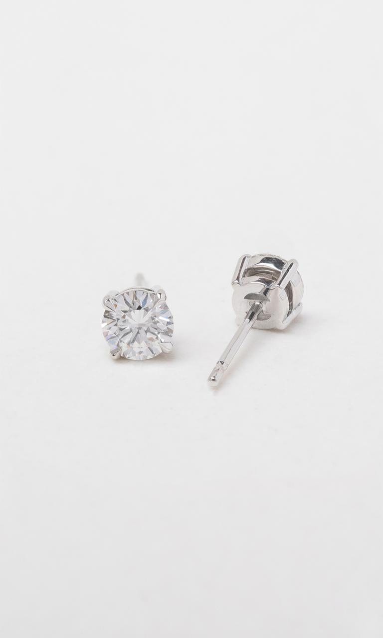 Hogans Family Jewellers 18K WG 1.00CT TDW Round Brilliant Cut Diamond Solitaire Stud Earrings