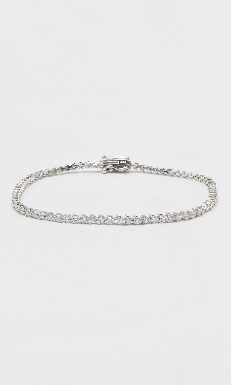 Hogans Family Jewellers 18K WG 1.56ct TDW Round Brilliant Diamond Set Tennis Bracelet