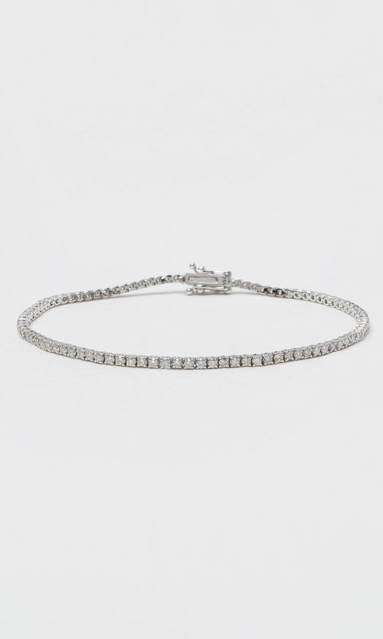 Hogans Family Jewellers 18K WG 1.77ct TDW Round Brilliant Diamond Set Tennis Bracelet