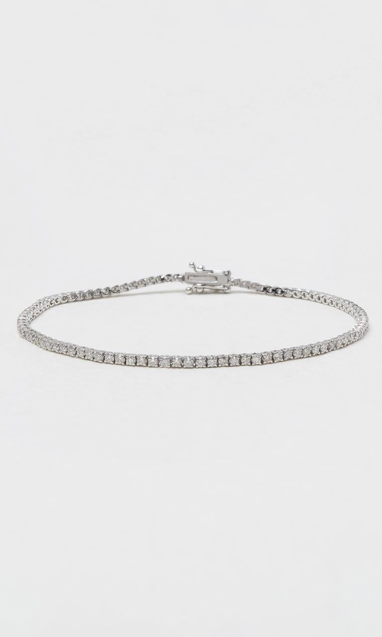 Hogans Family Jewellers 18K WG 2.27ct TDW Round Brilliant Cut Diamond Tennis Bracelet