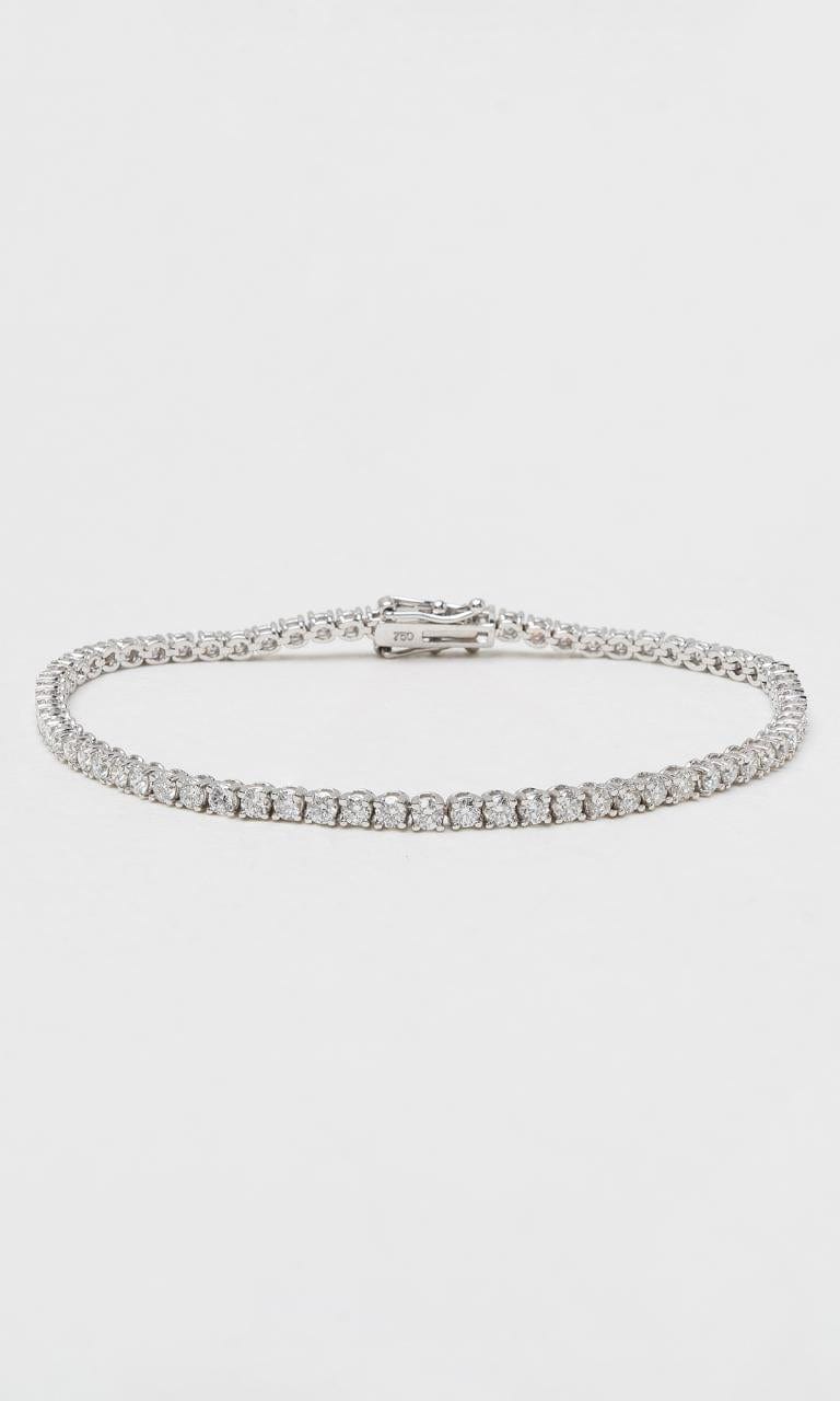 Hogans Family Jewellers 18K WG 2.83ct TDW Round Brilliant Diamond Tennis Bracelet