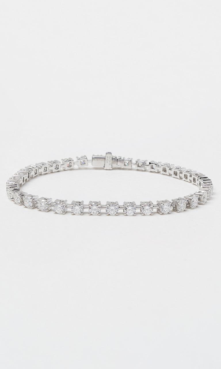 Hogans Family Jewellers 18K WG 4.62ct TDW Round Brilliant Cut Diamond Tennis Bracelet