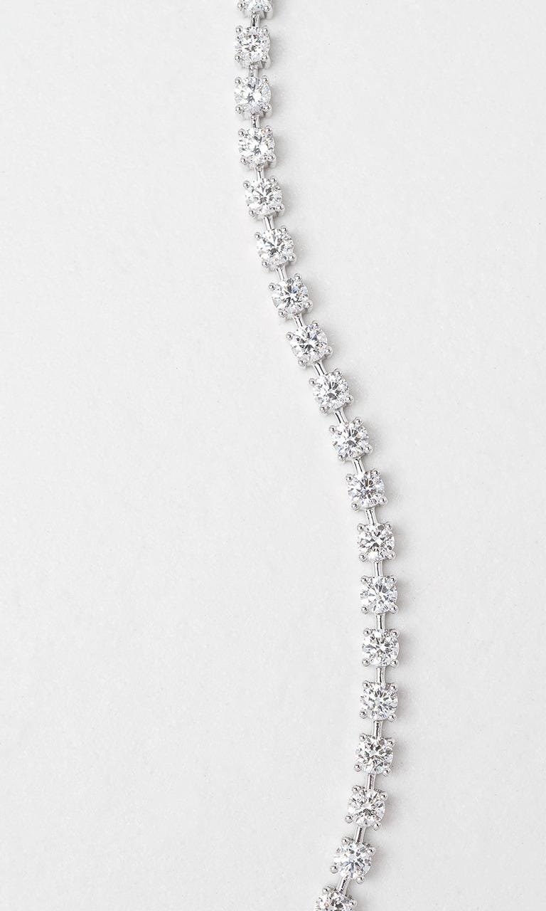 Hogans Family Jewellers 18K WG 4.62ct TDW Round Brilliant Cut Diamond Tennis Bracelet